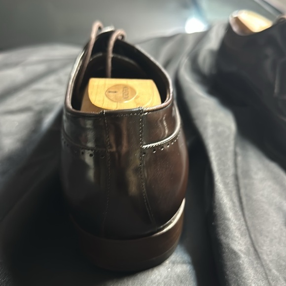 Mezlan Custom Courtenay Leather Wingtip Oxfords 10.5 - Picture 7 of 8